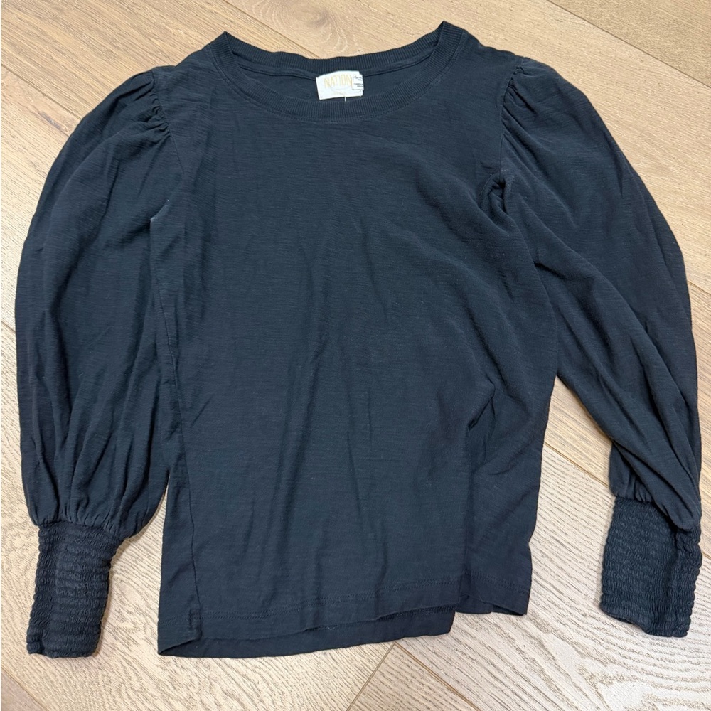 Nation LTD Black Top with Gold Label